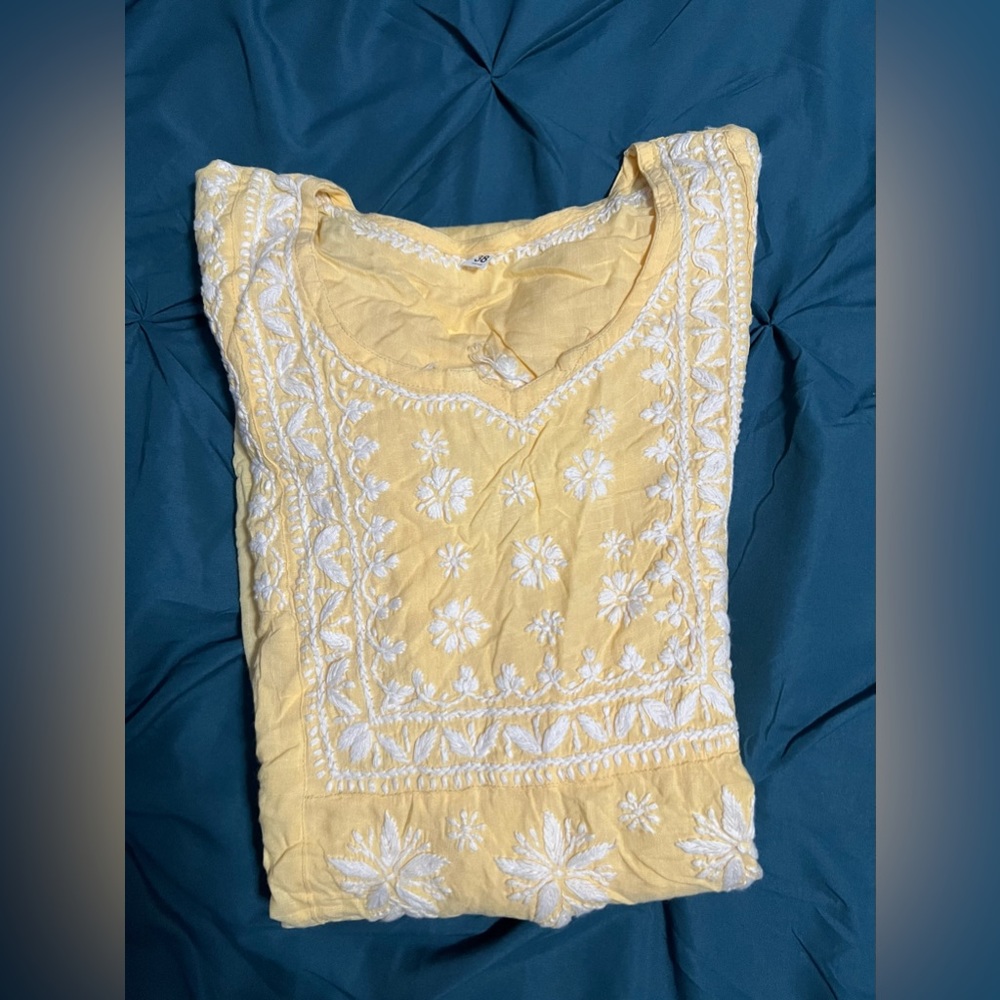Beautiful brand new chikankari cotton kurta